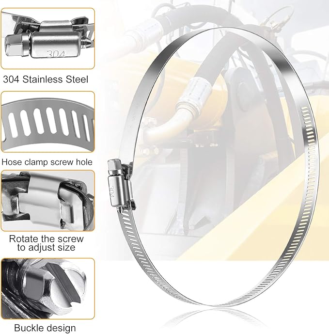 Hose Clamp S.S. 304 (No.104) 156--178MM