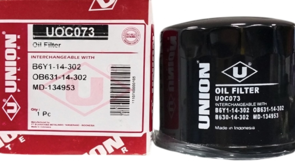 [PS1709] OIL FILTER UOC073/B6Y1-14-302 / 0324-14-300 / OB631-14-302 /MD-134953 / 0-8305 OSK
