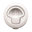 43001WH Plastic Flush Pull Latch 60mmx3 White